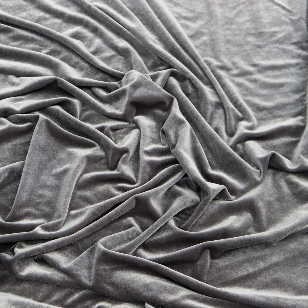 Plain Luxury Soft Velvet Stretch Fabric