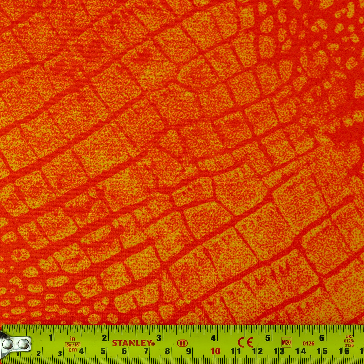 FS1265 Crocodile Skin Tie Dye Animal Spandex All Way Stretch Fabric