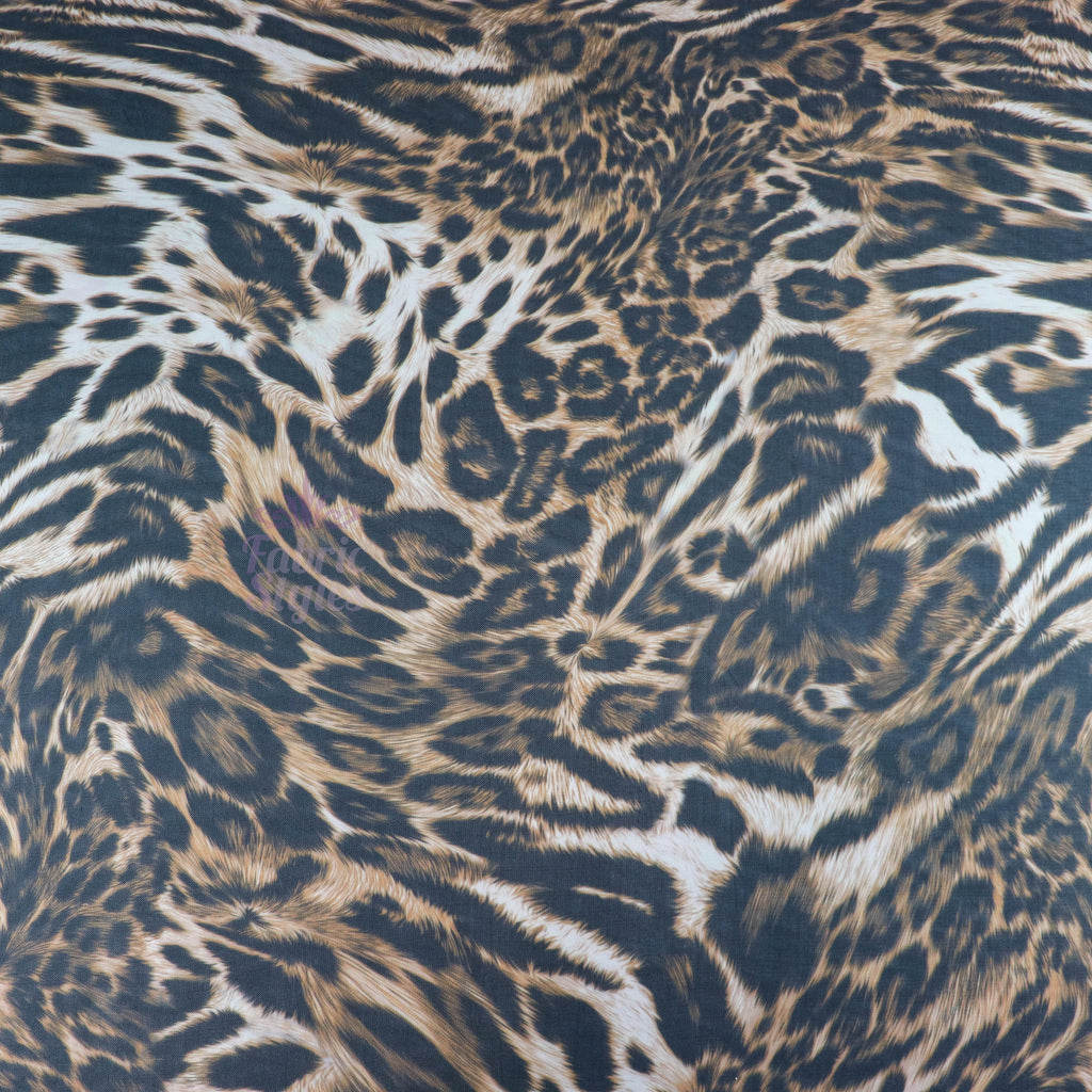 Animal Print Power Mesh
