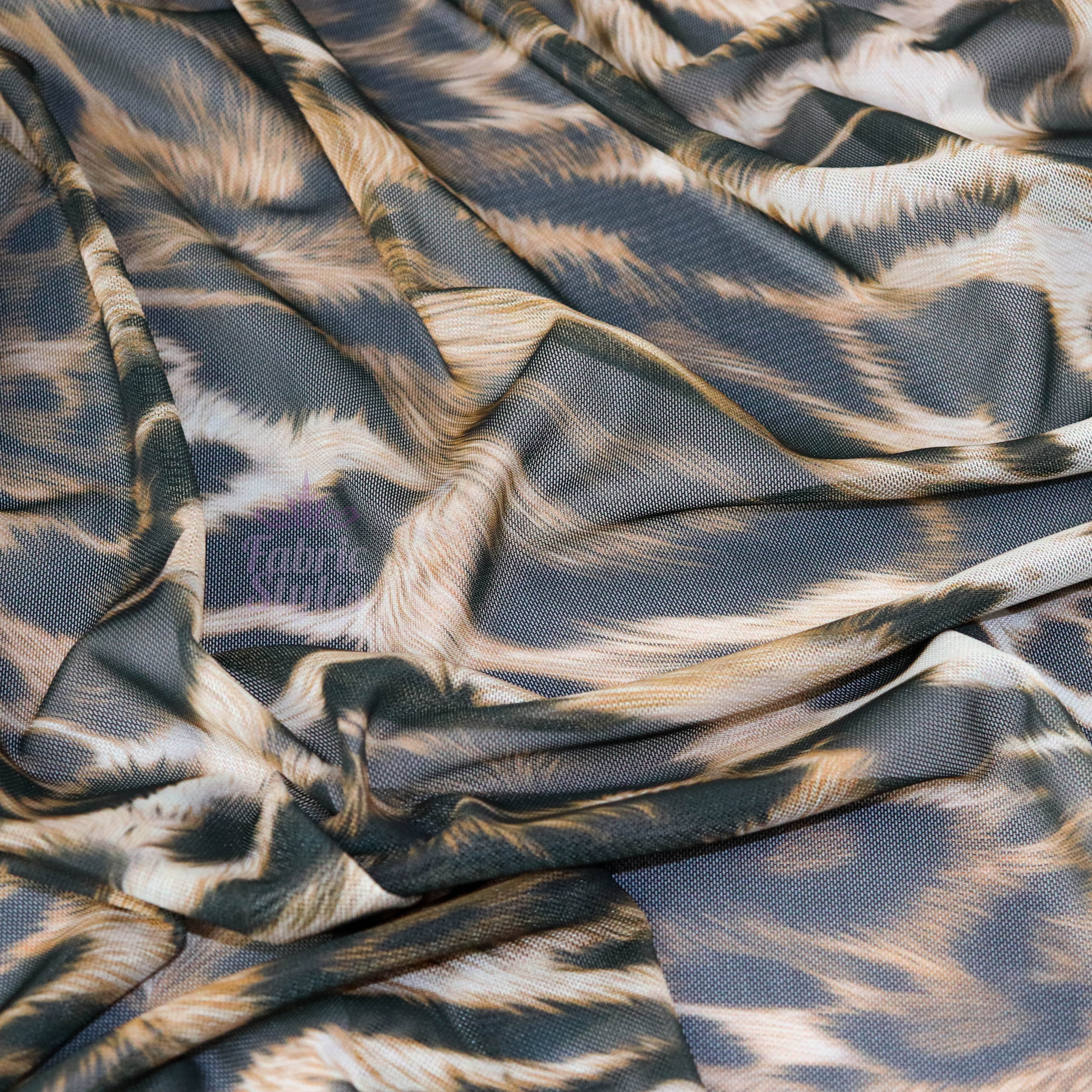 Animal Print Power Mesh