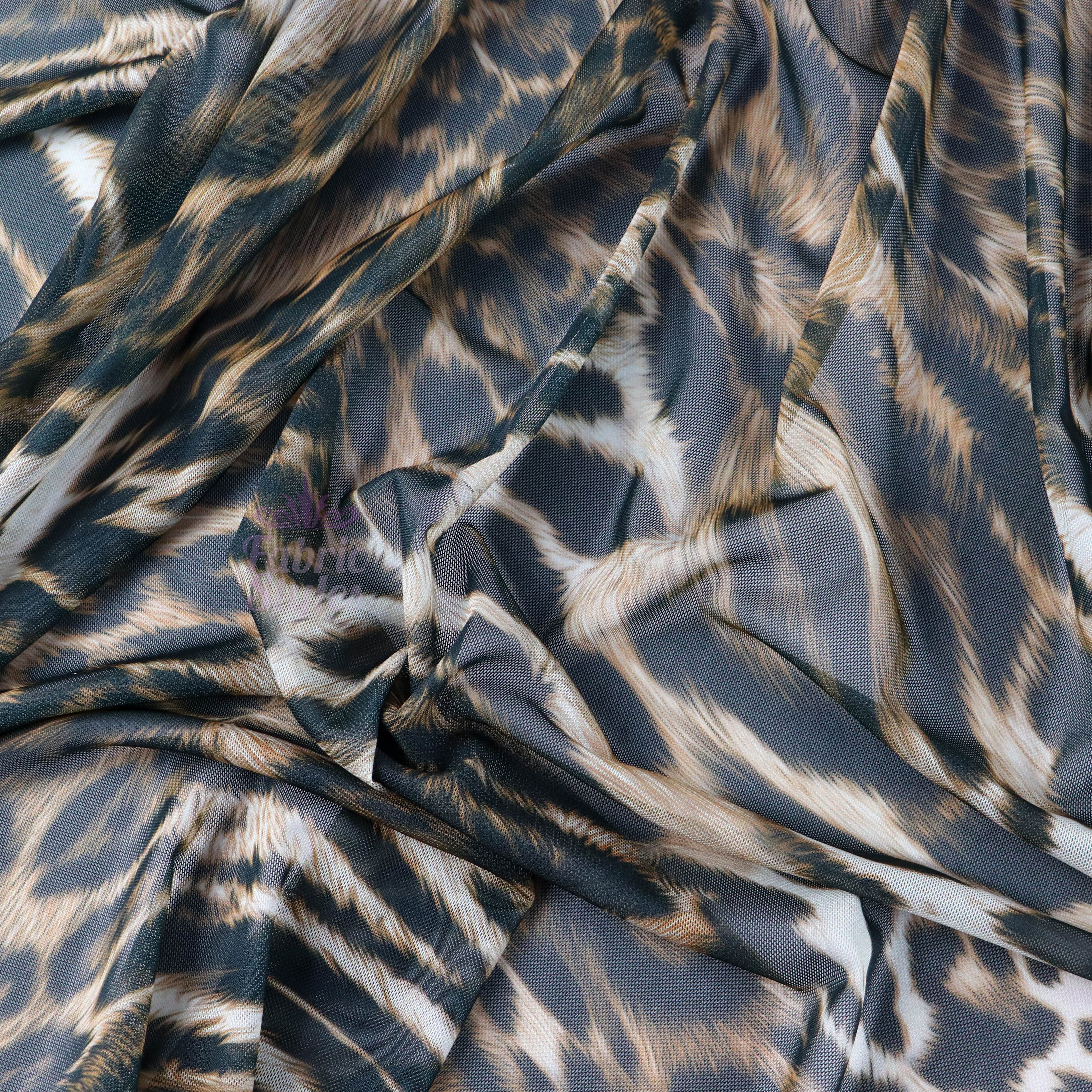 Animal Print Power Mesh
