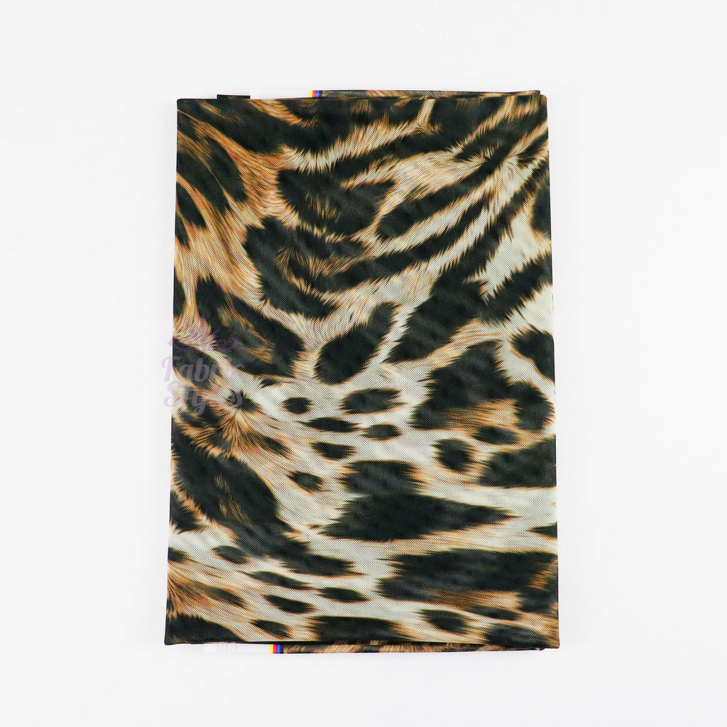 Animal Print Power Mesh