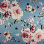 FS1090 Botanic Floral Scuba Stretch Fabric