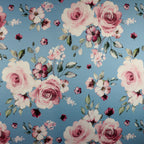 FS1090 Botanic Floral Scuba Stretch Fabric