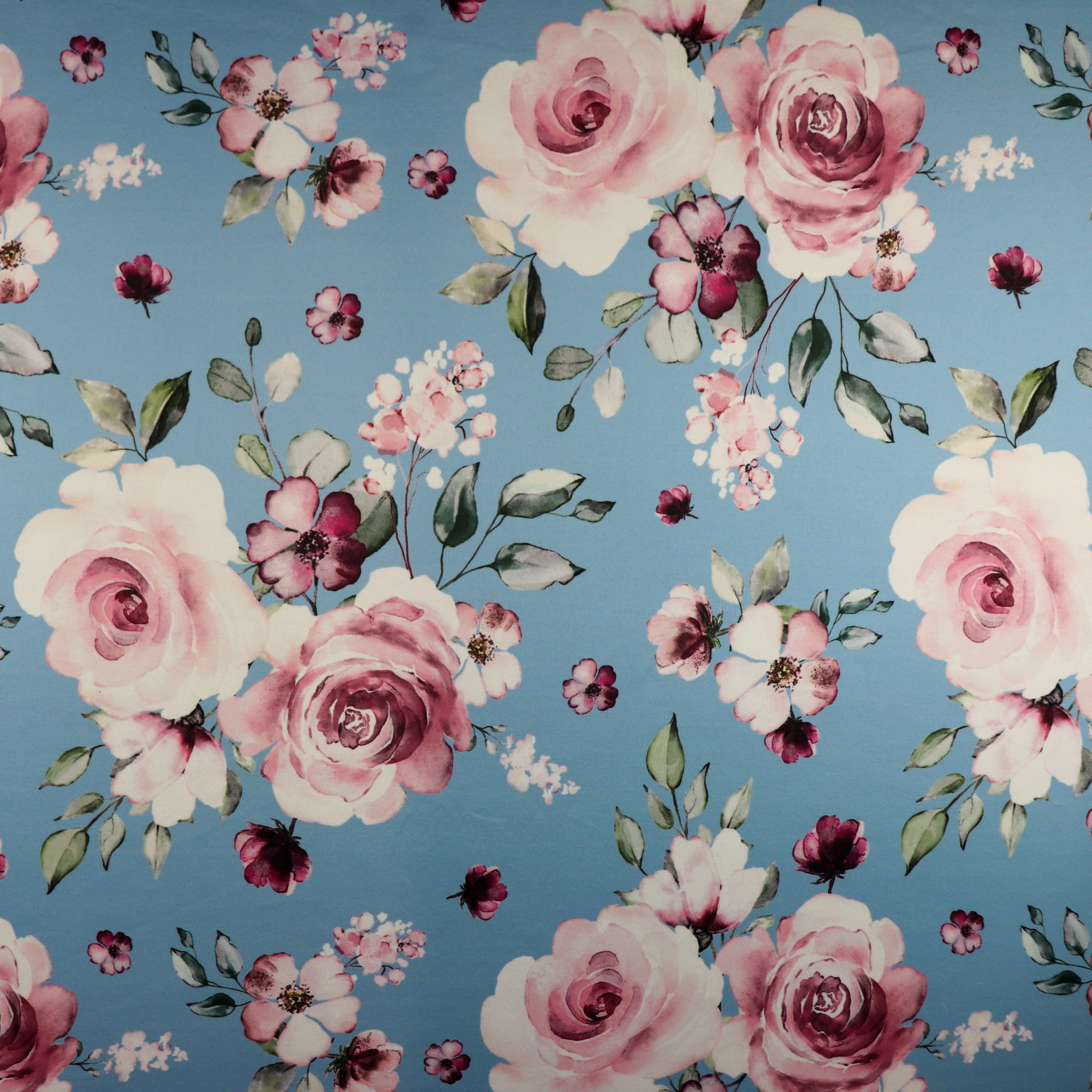 FS1090 Botanic Floral Scuba Stretch Fabric