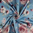 FS1090 Botanic Floral Scuba Stretch Fabric