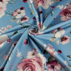 FS1090 Botanic Floral Scuba Stretch Fabric