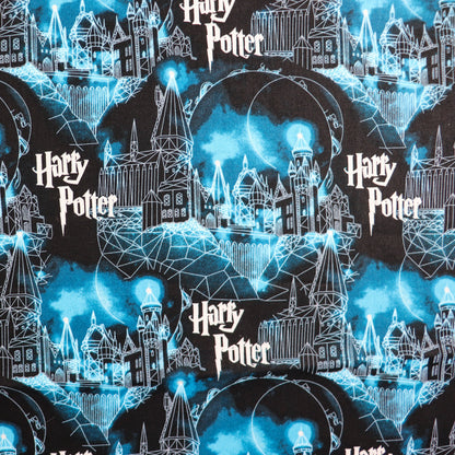 Hogwarts Moon Harry Potter Cotton Fabric 0.34 Metres