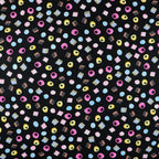 Liquorice Allsorts Cotton Fabric 0.7 Metres