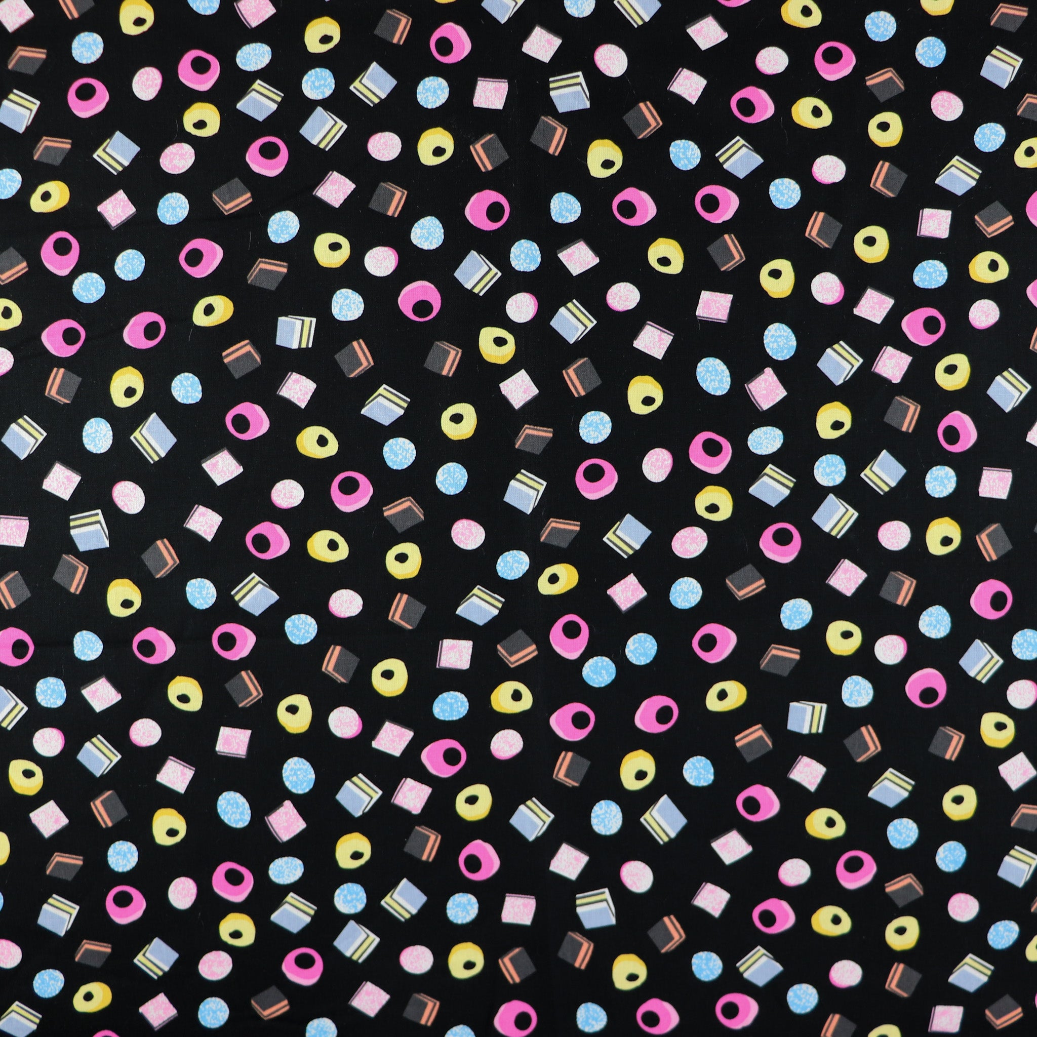 Liquorice Allsorts Cotton Fabric 0.7 Metres