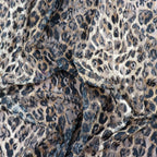 Leopard Print Lace Fabric