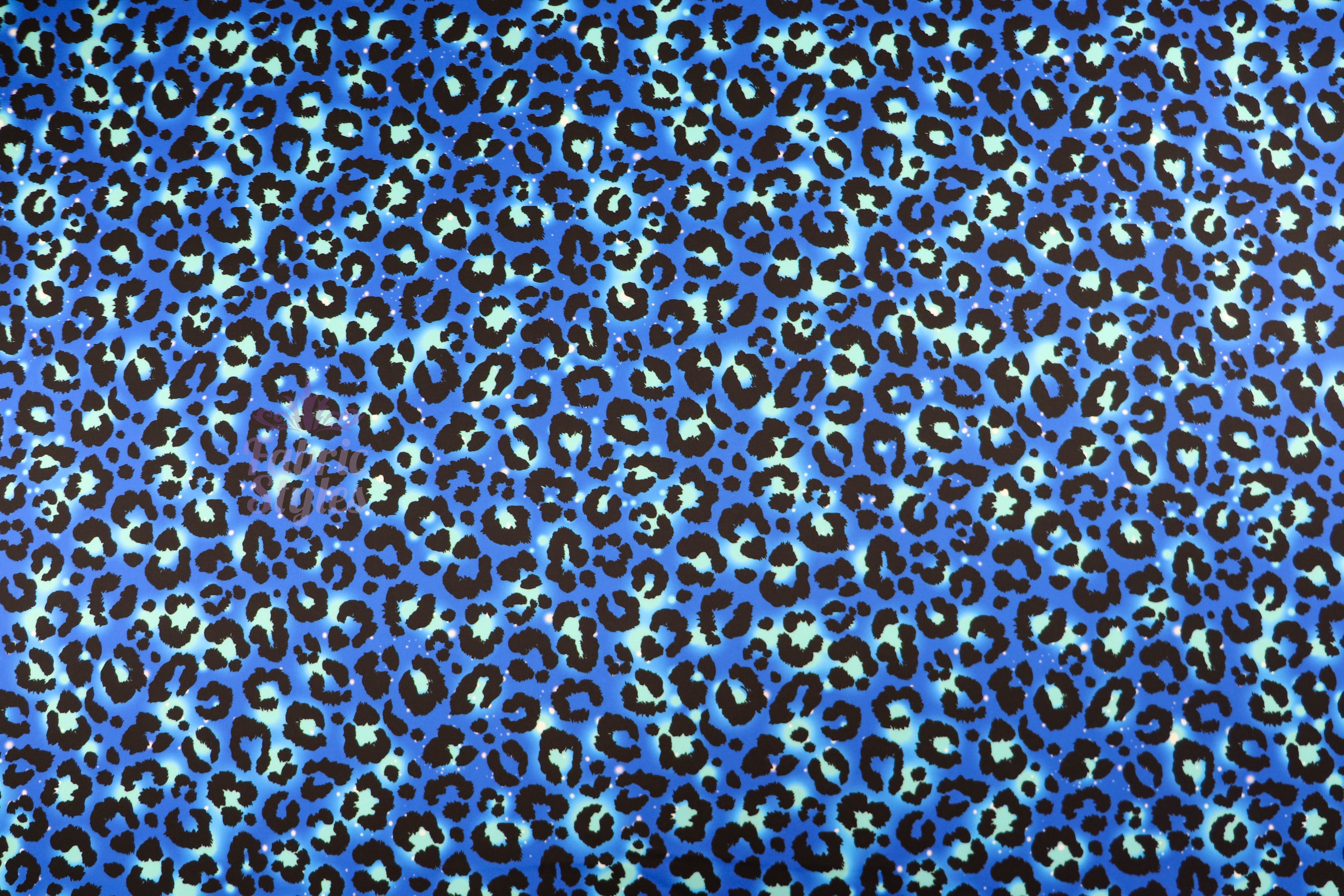 Blue Leopard Sparkle