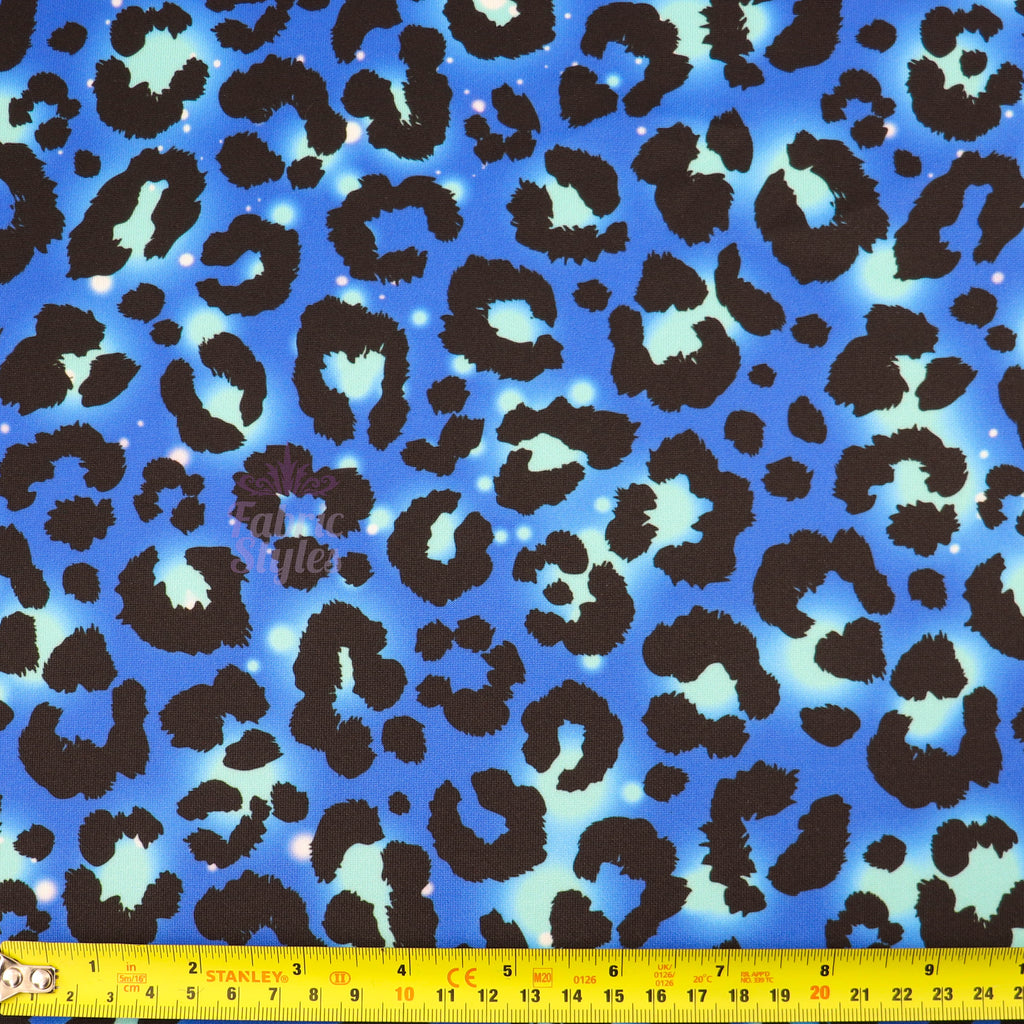 Blue Leopard Sparkle