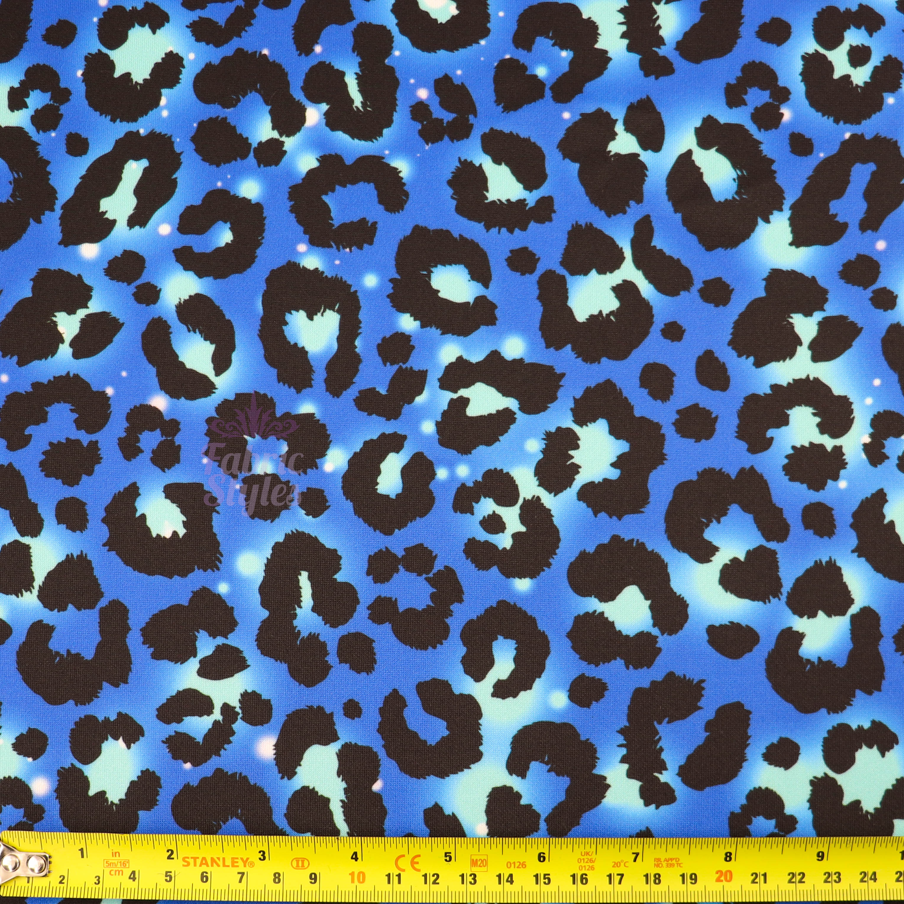 Blue Leopard Sparkle