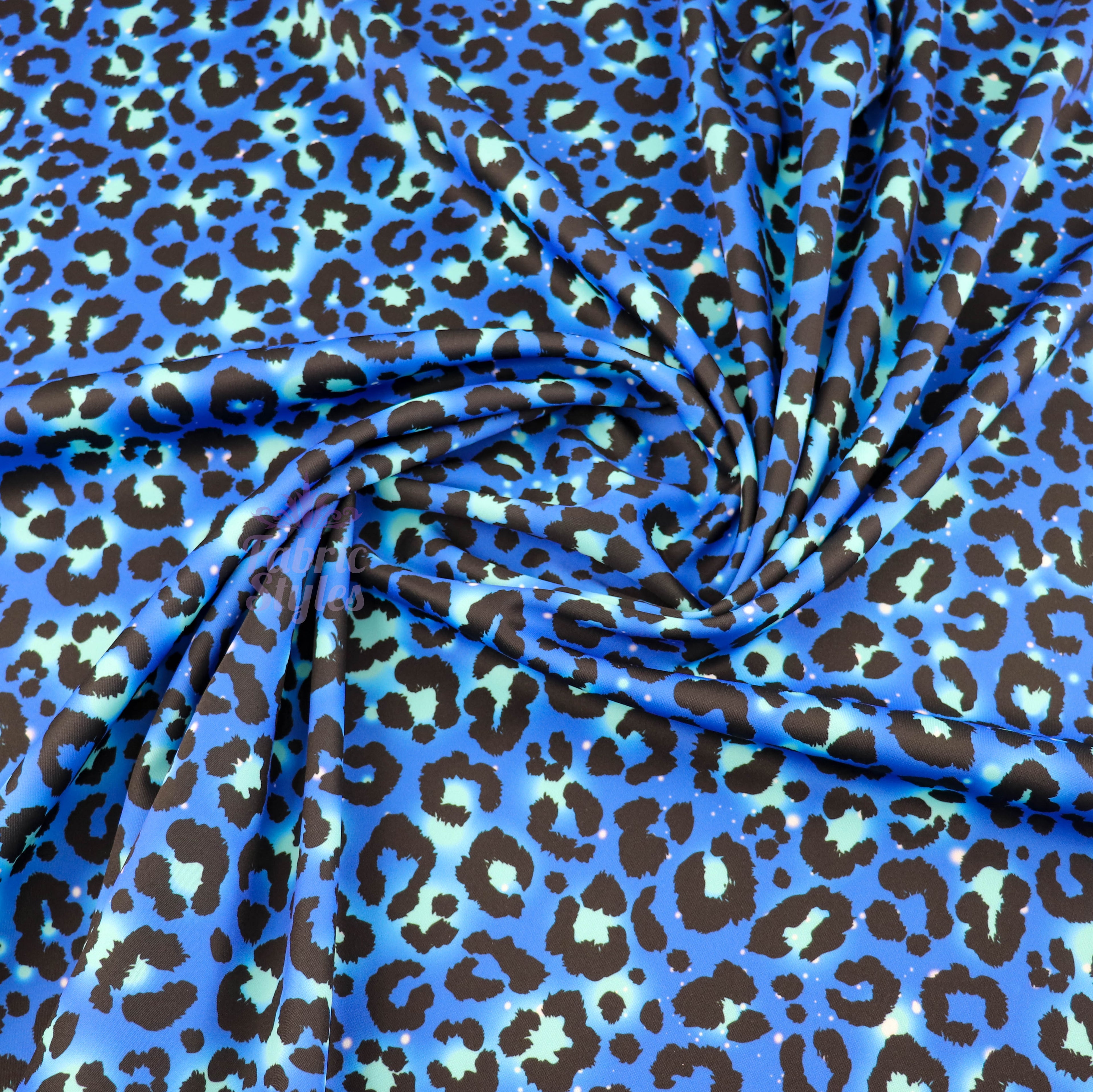 Blue Leopard Sparkle