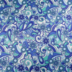 Blue Swirl Floral