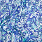 Blue Swirl Floral