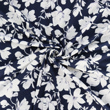 FS1217 Navy Floral | Fabric | fabric, floral, navy, new, Scuba Crepe | Fabric Styles