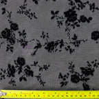 Floral Flock Power Mesh