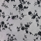 Floral Flock Power Mesh