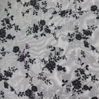 Floral Flock Power Mesh