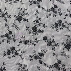 Floral Flock Power Mesh