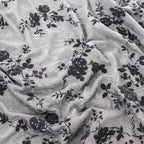 Floral Flock Power Mesh