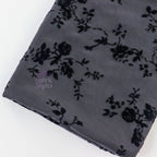 Floral Flock Power Mesh