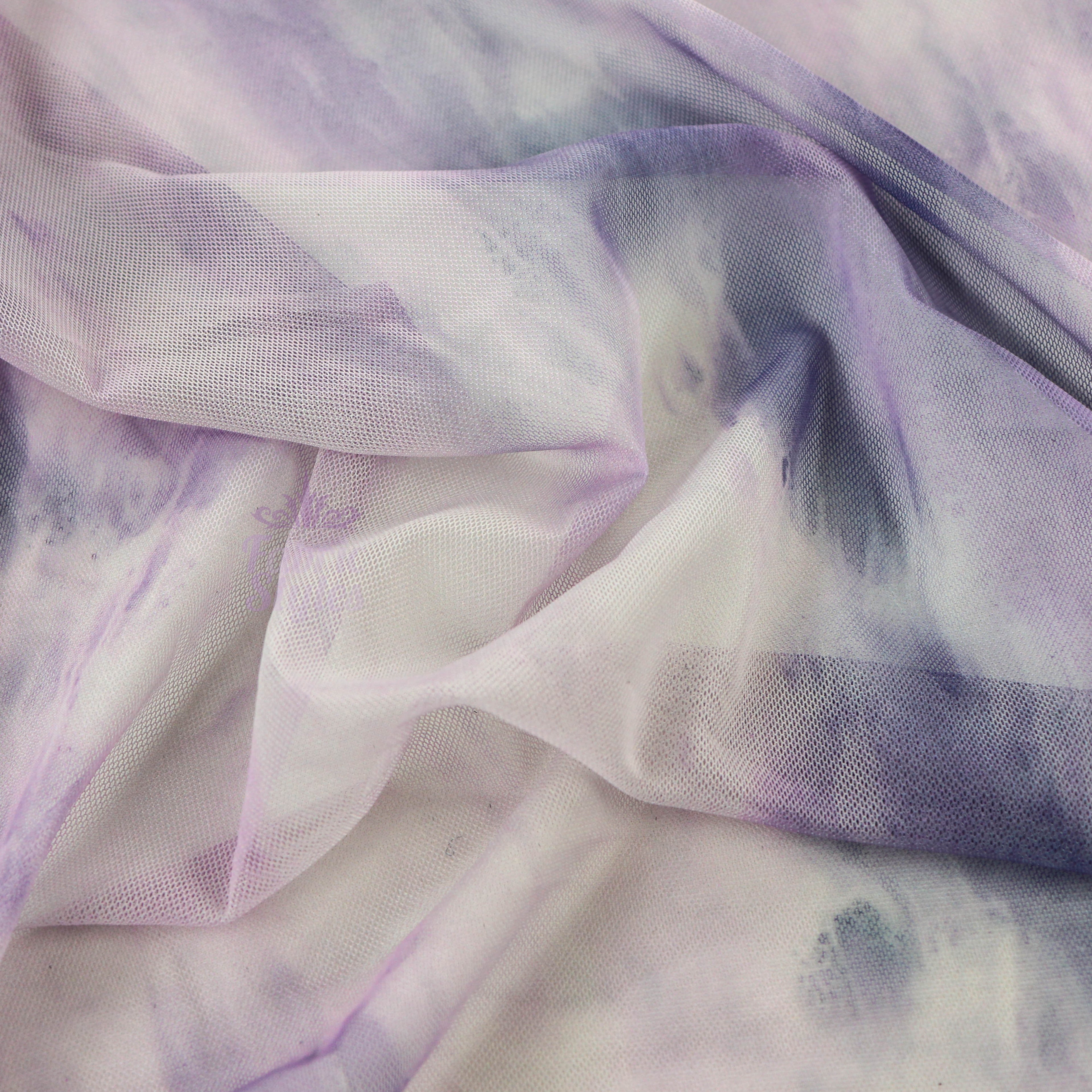 Purple Tie Dye Power Mesh