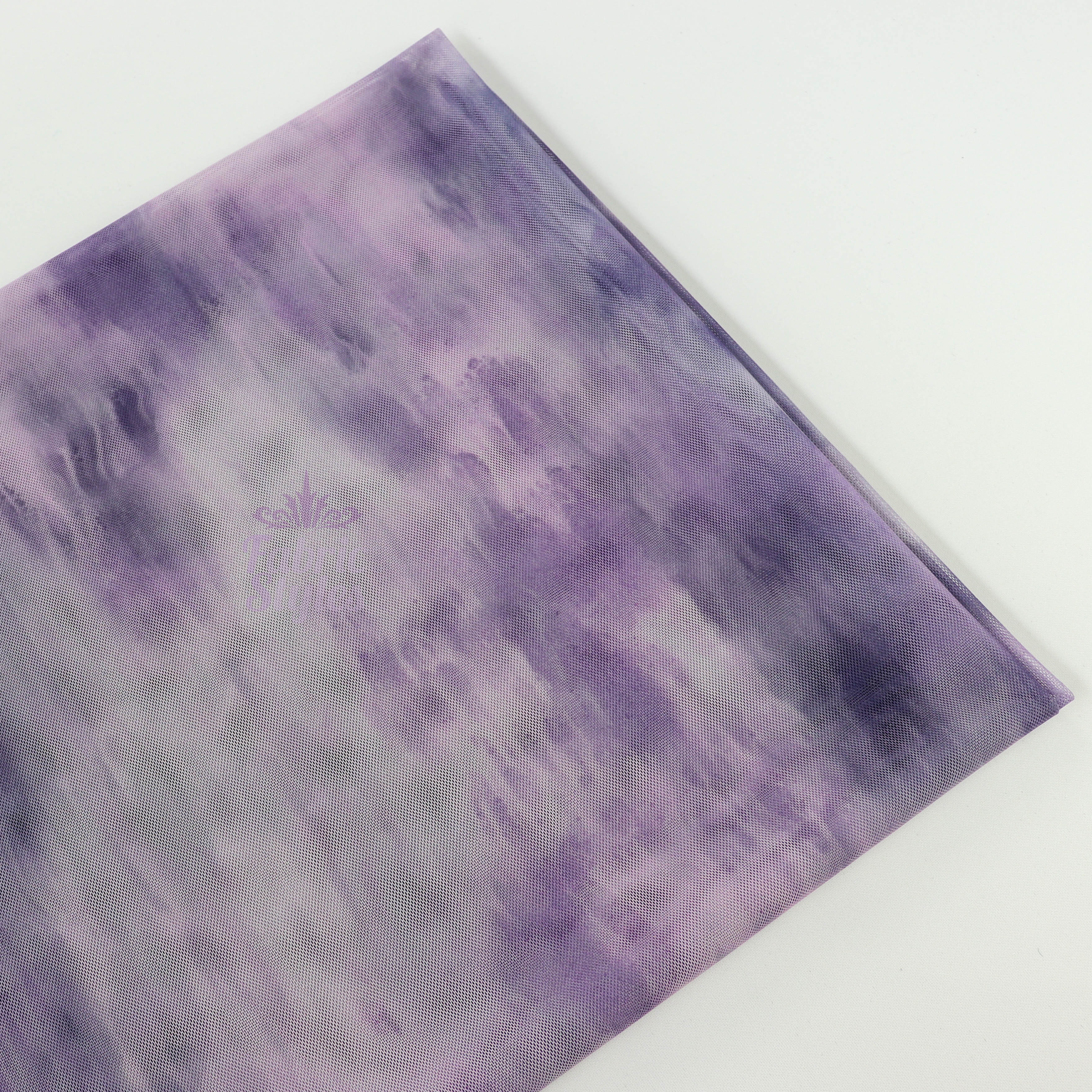 Purple Tie Dye Power Mesh