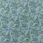 Blue Paisley Power Mesh