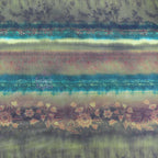 Floral Tie Dye Stripe Power Mesh