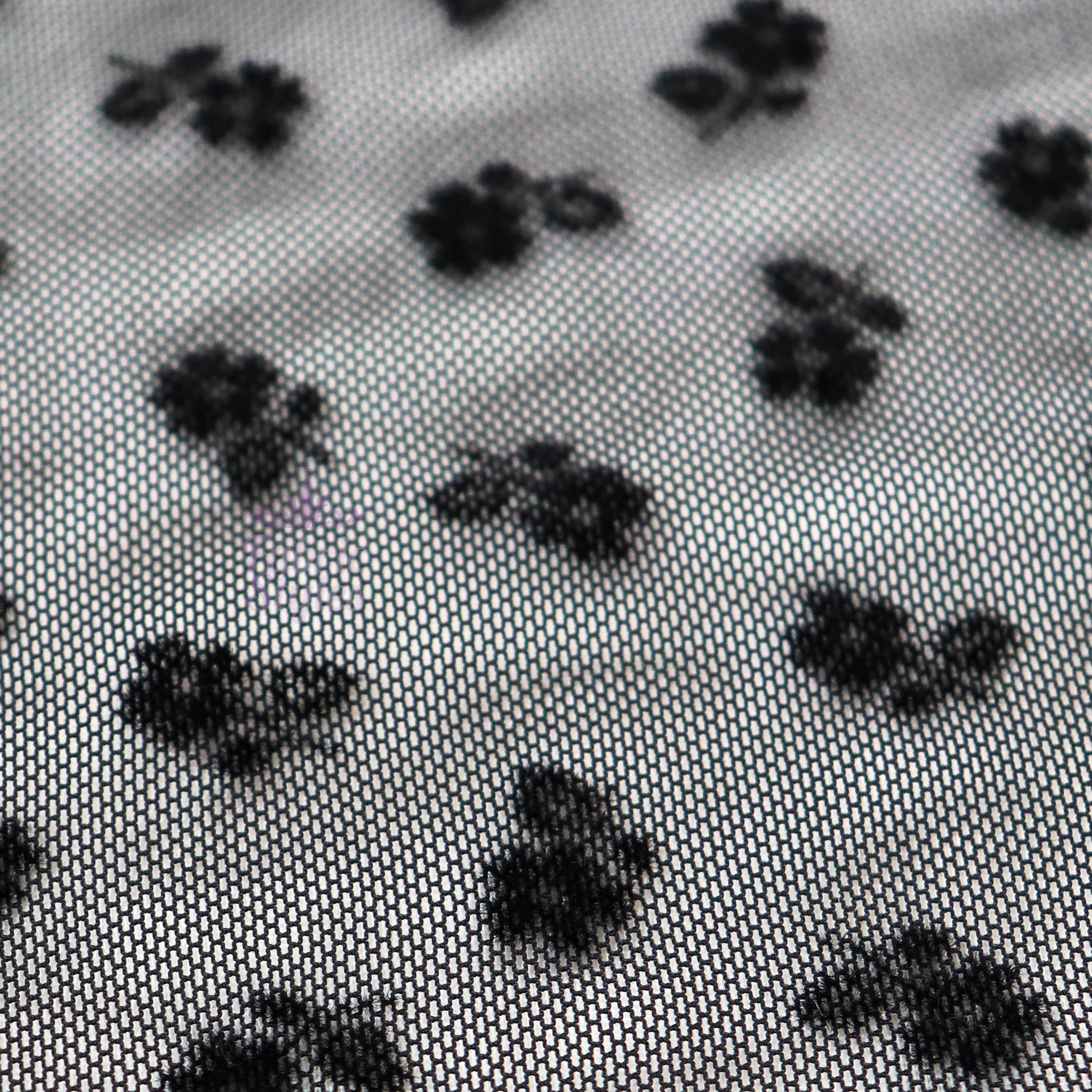 Ditsy Flock Power Mesh