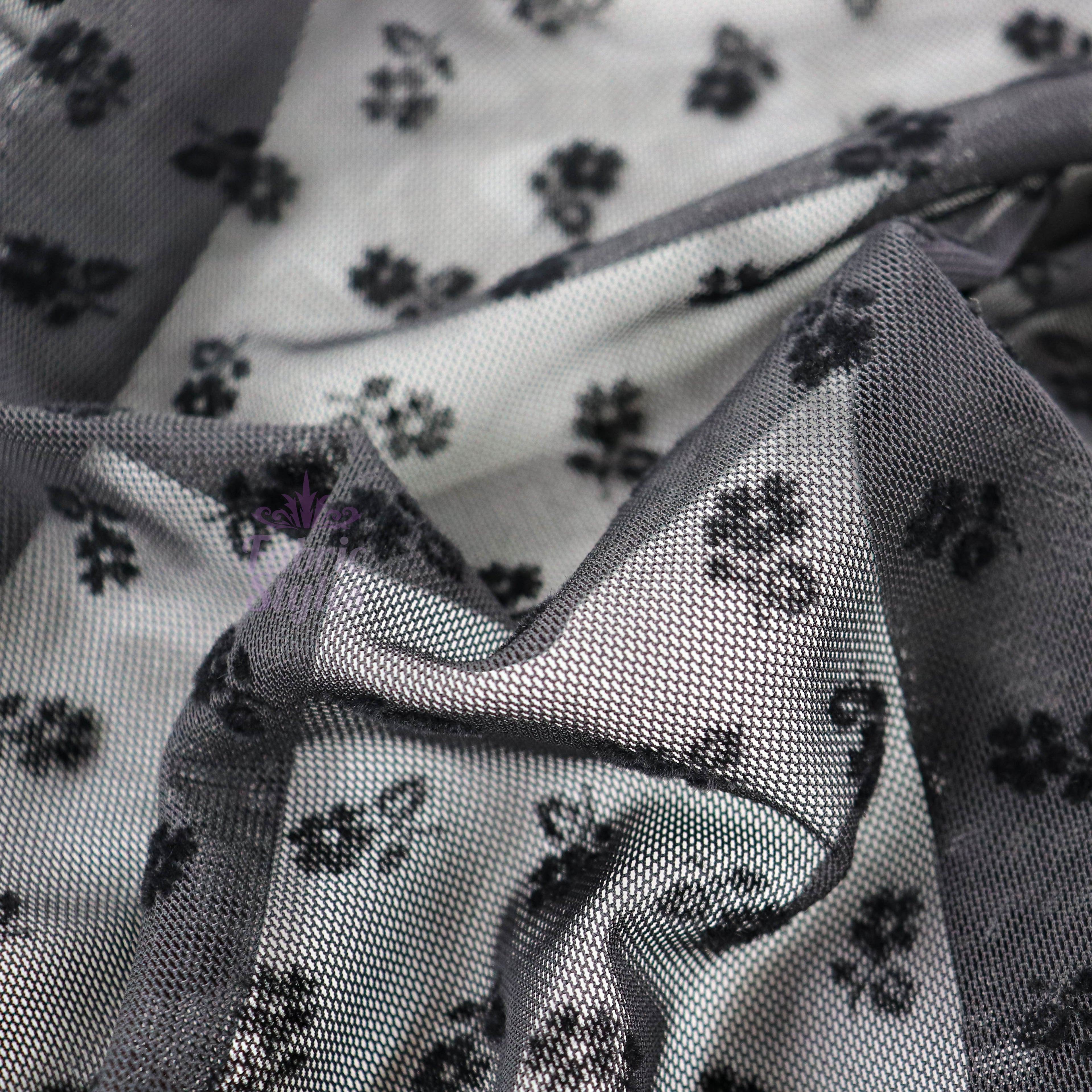 Ditsy Flock Power Mesh