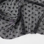 Ditsy Flock Power Mesh
