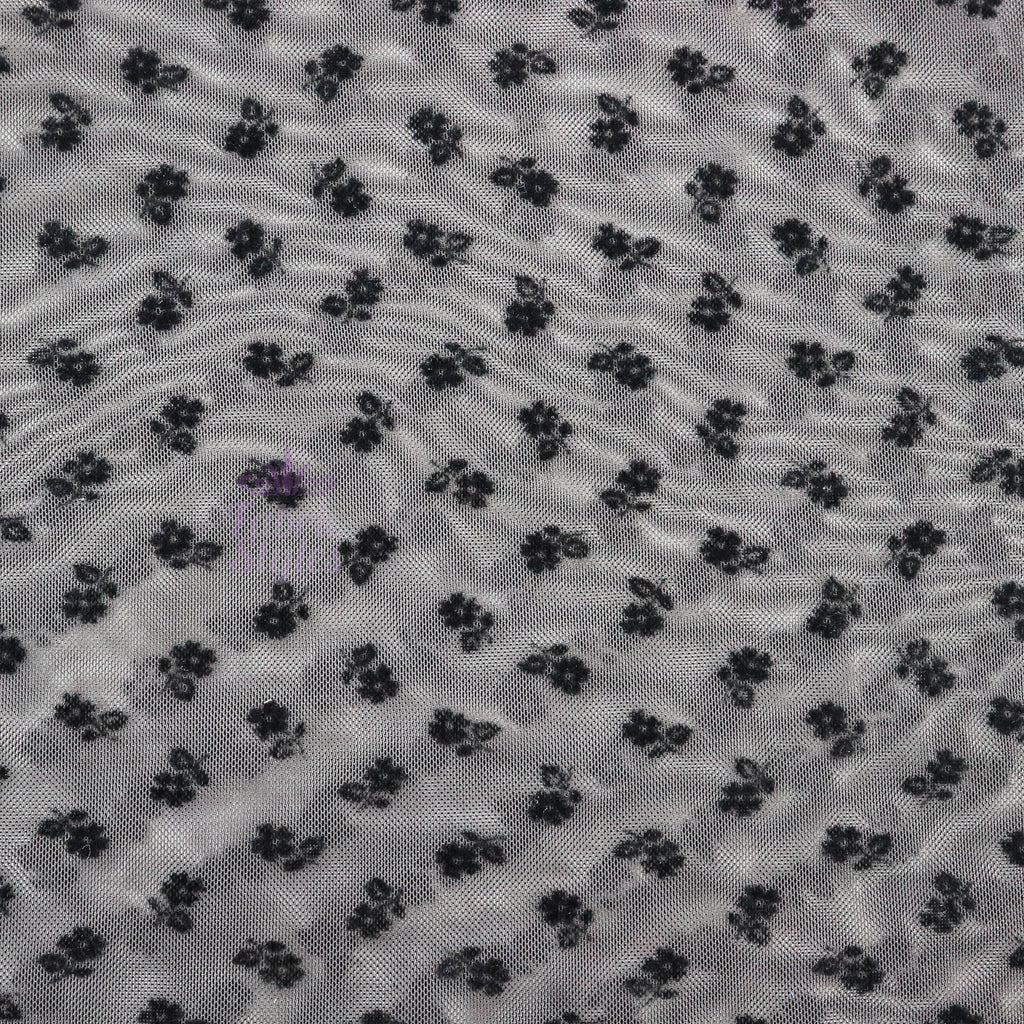 Ditsy Flock Power Mesh