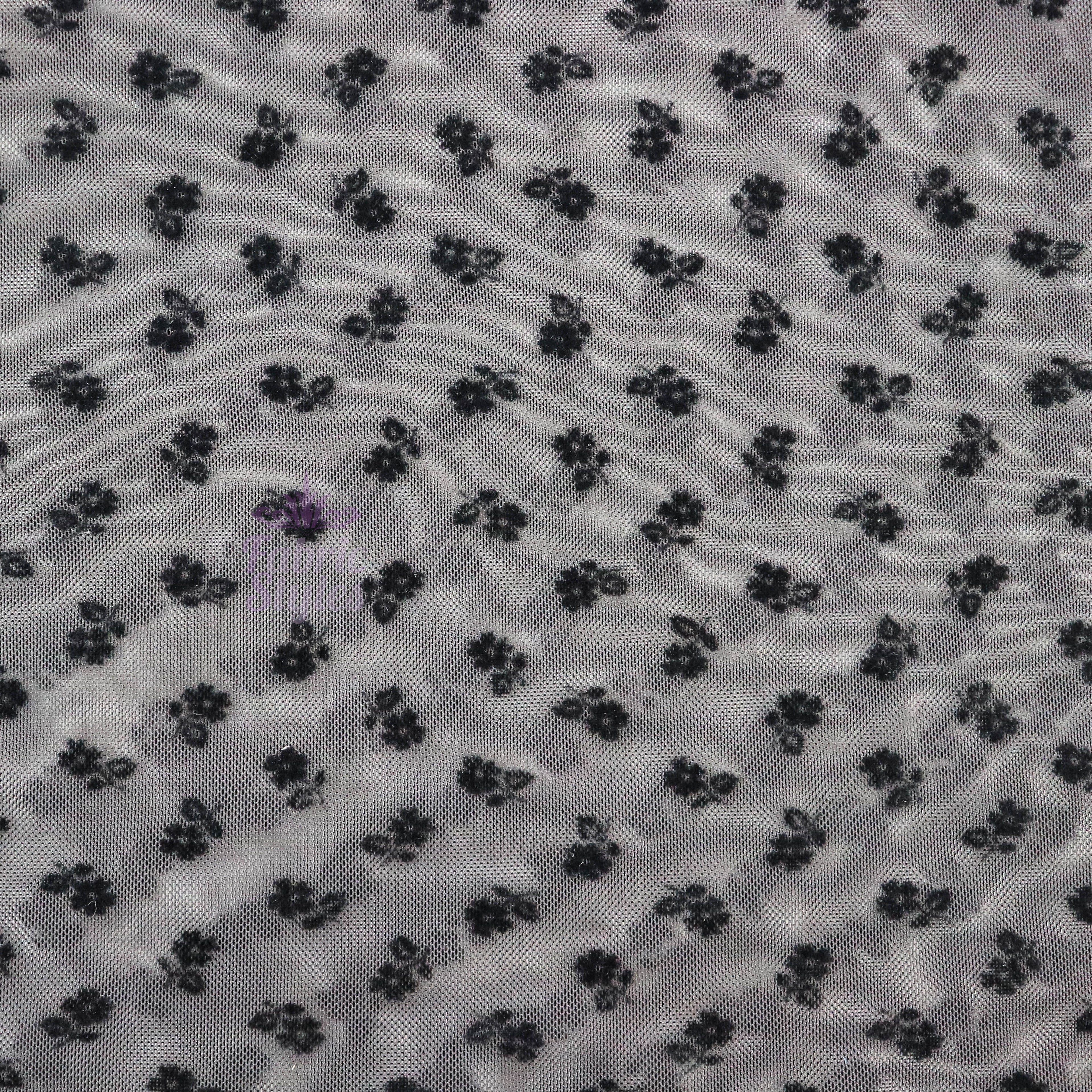 Ditsy Flock Power Mesh