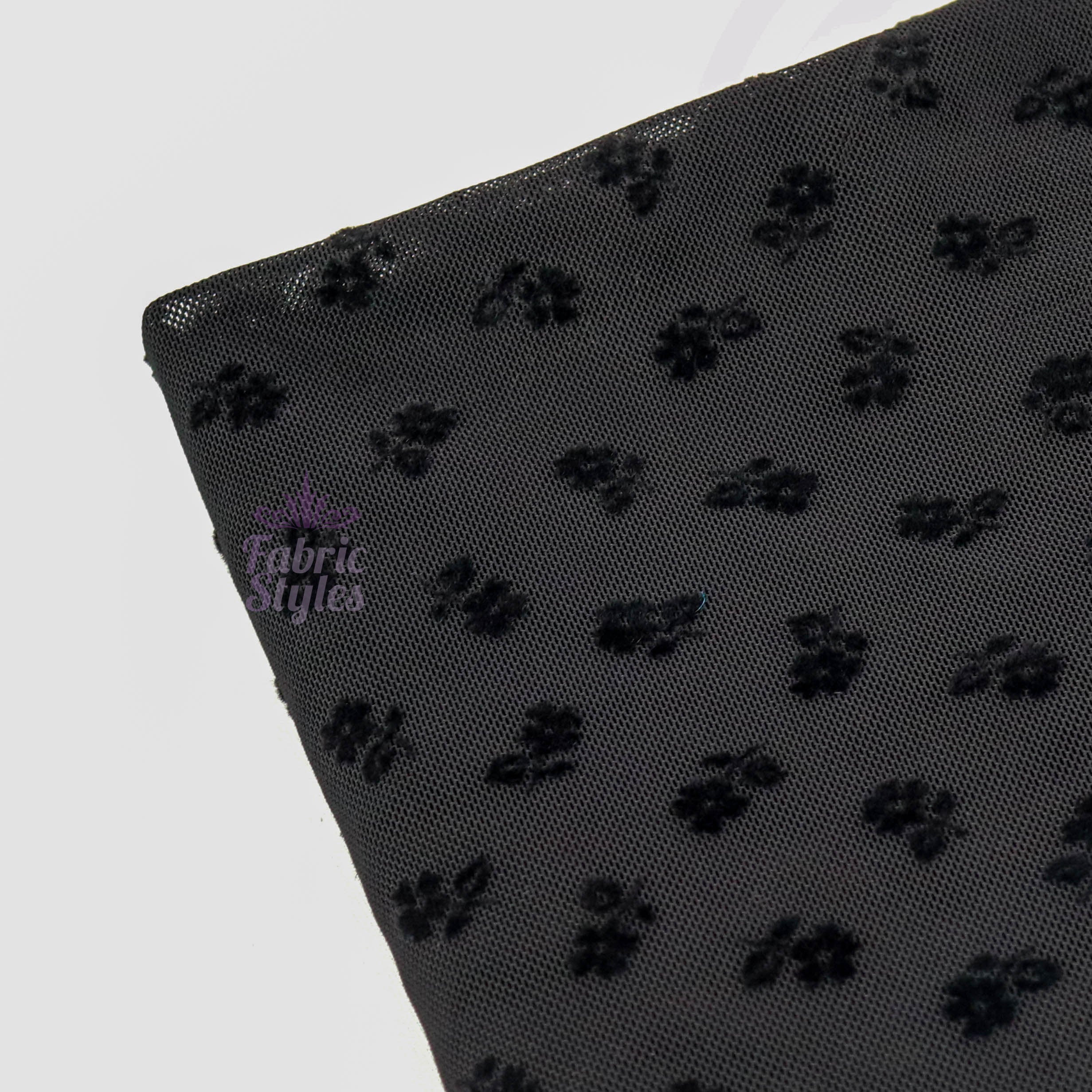 Ditsy Flock Power Mesh