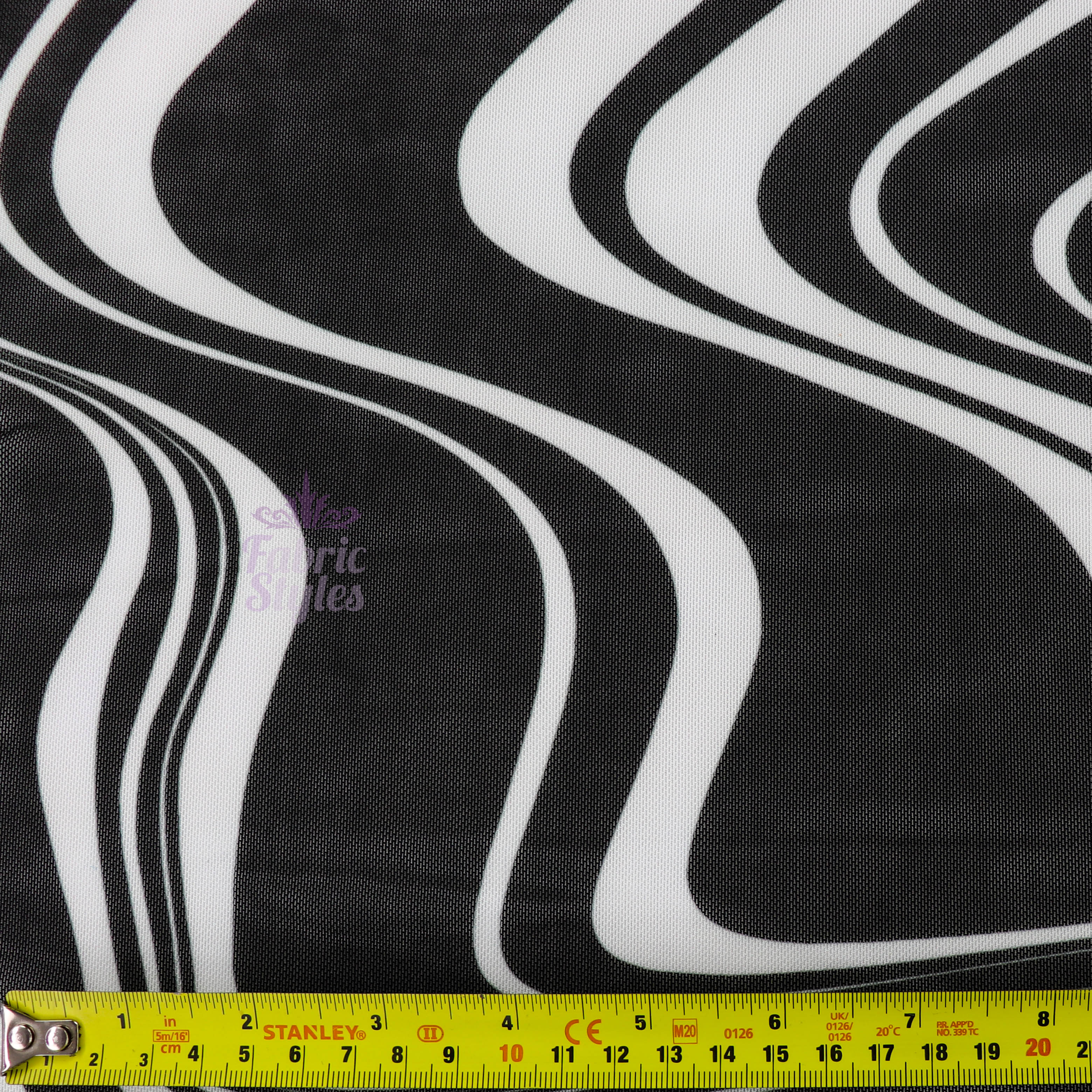 Black Swirl Power Mesh