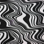 Black Swirl Power Mesh