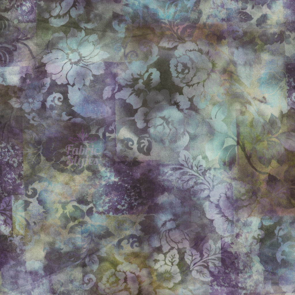 Abstract Floral Power Mesh