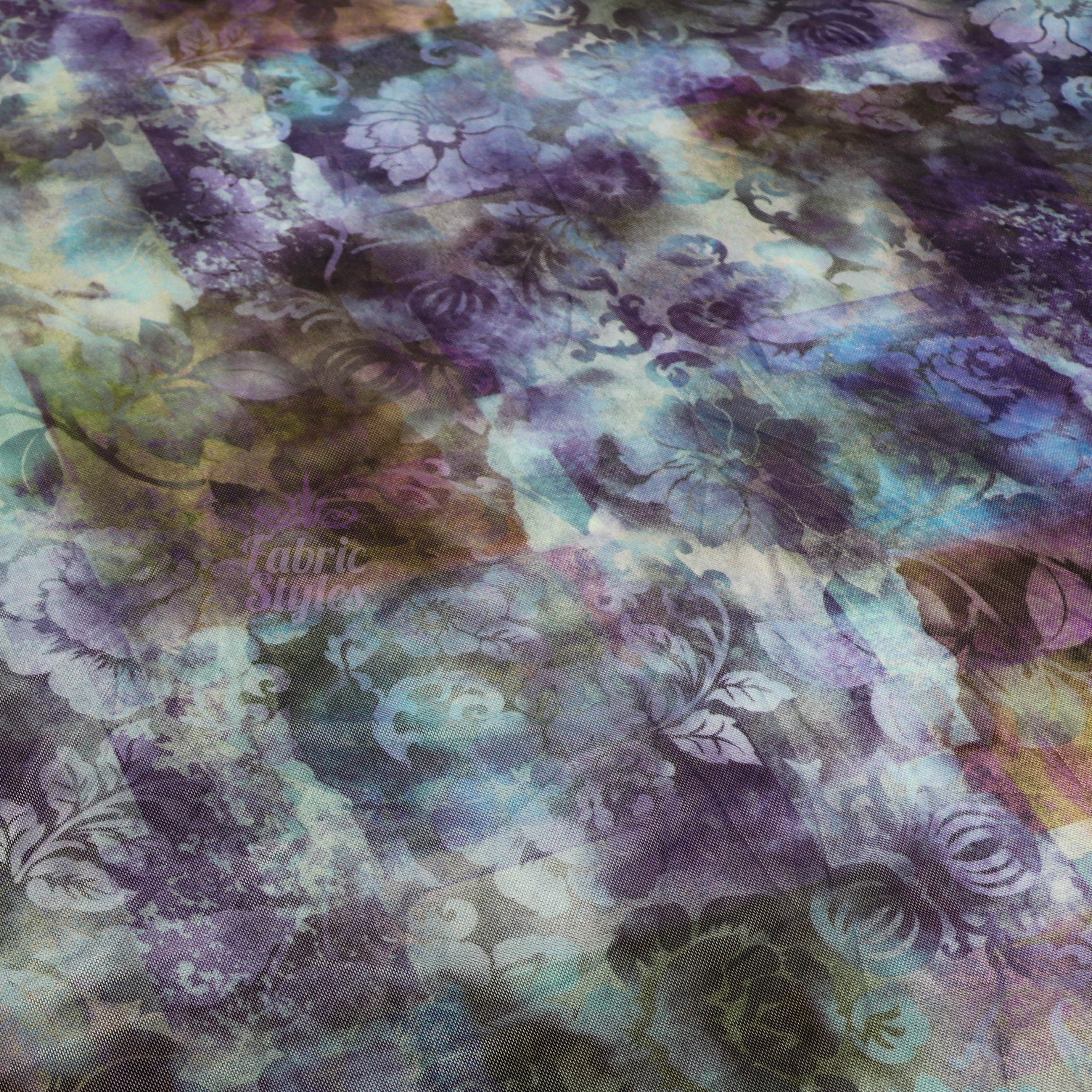 Abstract Floral Power Mesh