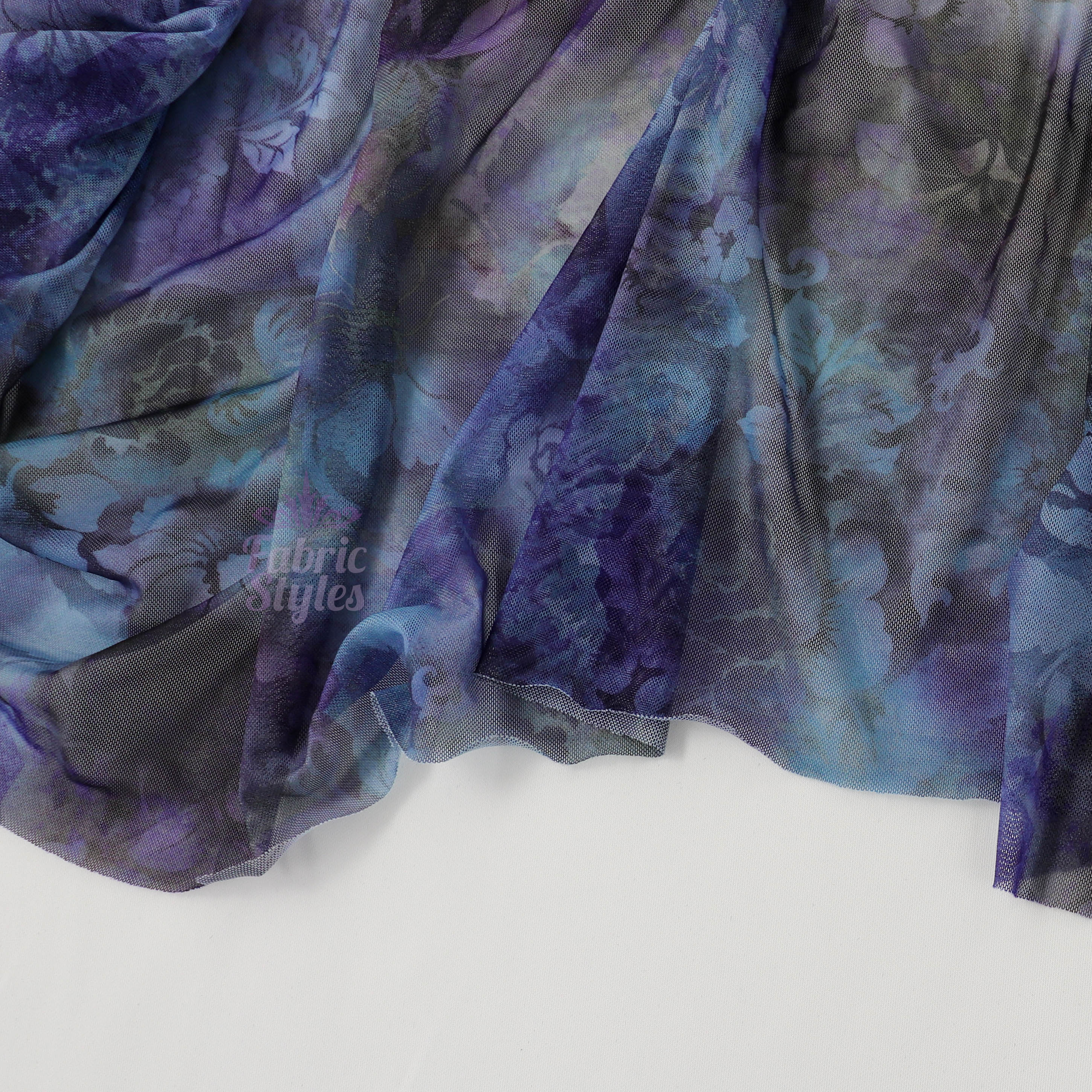 Abstract Floral Power Mesh
