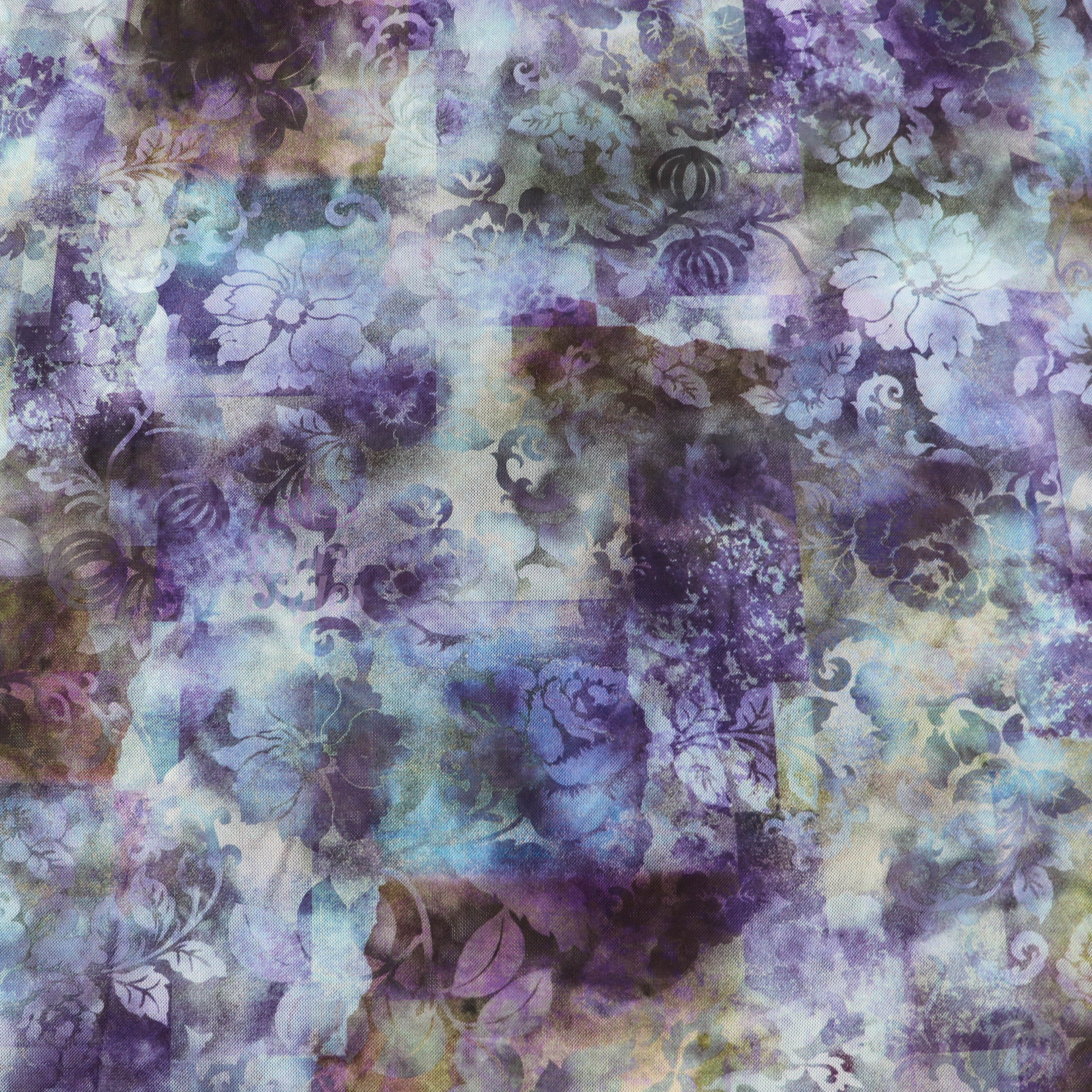 Abstract Floral Power Mesh