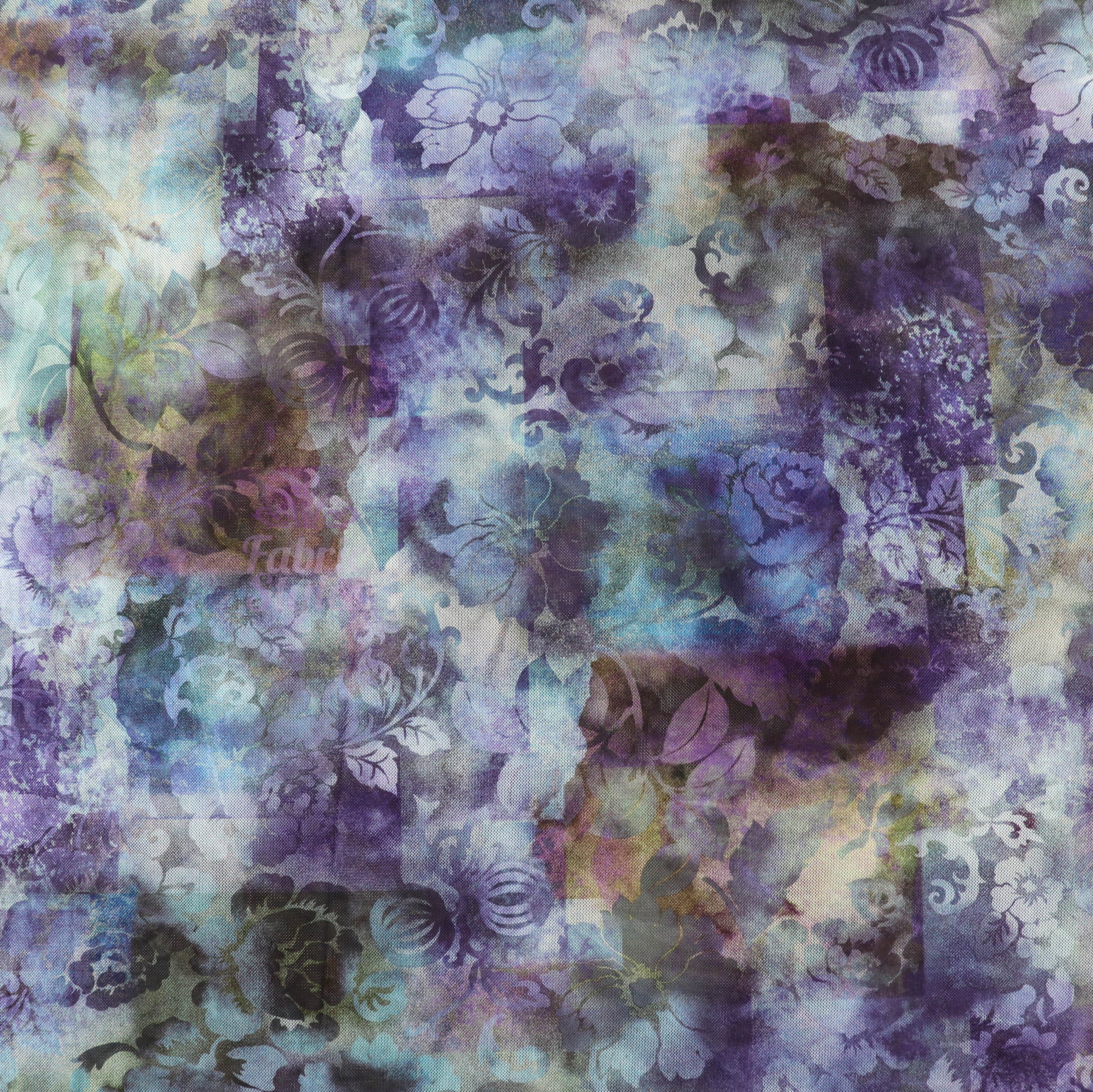 Abstract Floral Power Mesh