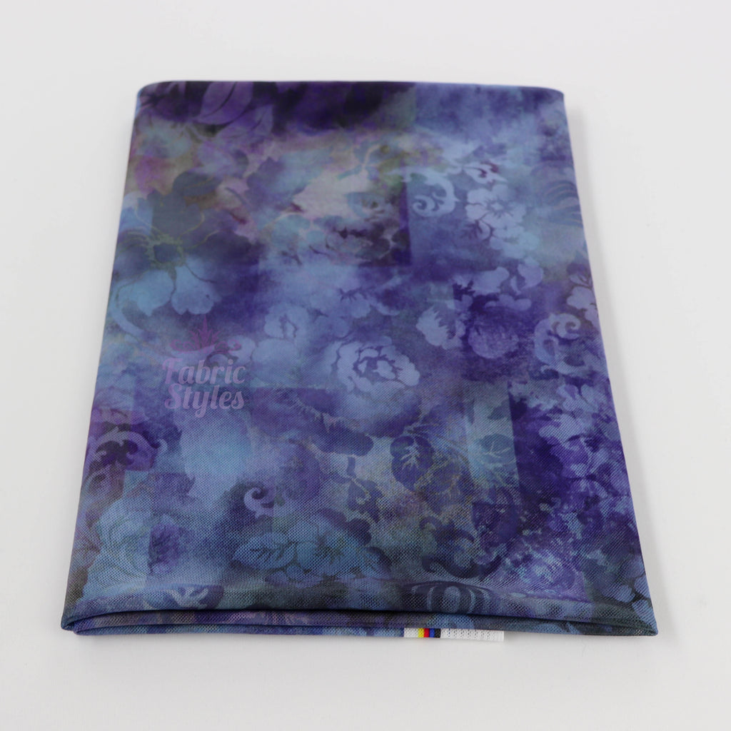 Abstract Floral Power Mesh