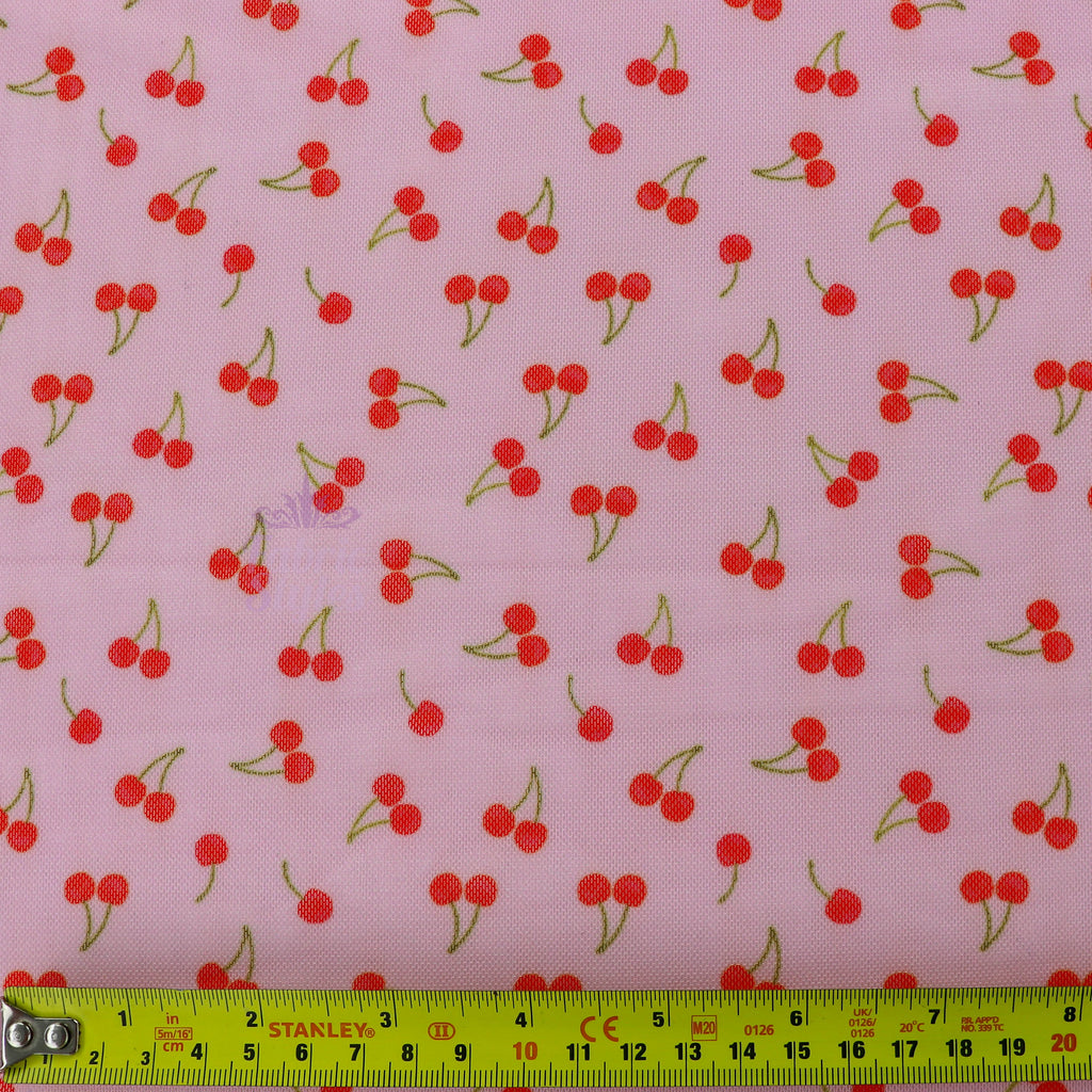 Pink Cherries Power Mesh
