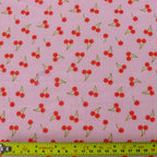 Pink Cherries Power Mesh