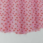 Pink Cherries Power Mesh