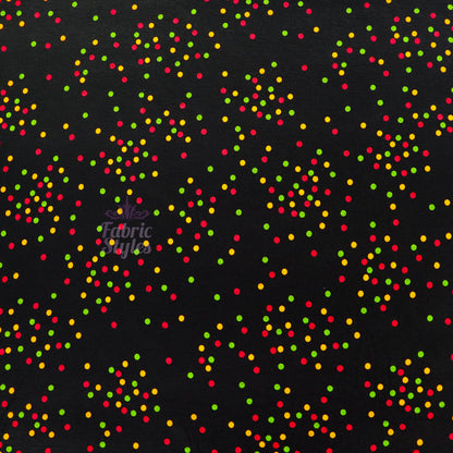 5mm Multi Polka Dot Viscose Elastane Fabric